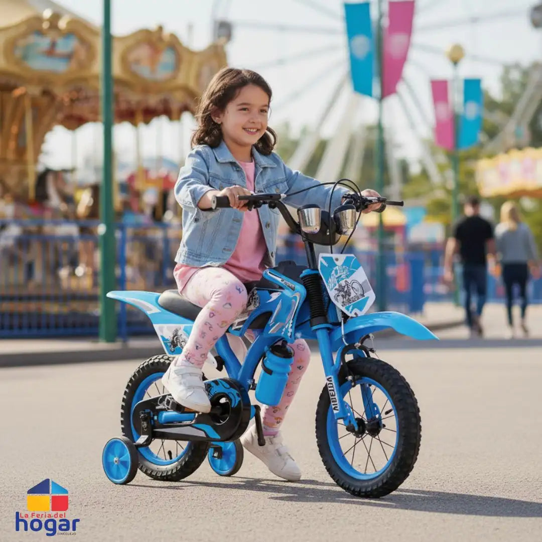 BICICLETA MOTOCROSS INFANTIL ®️PARA NIÑOS DE 1 A 8 AÑOS