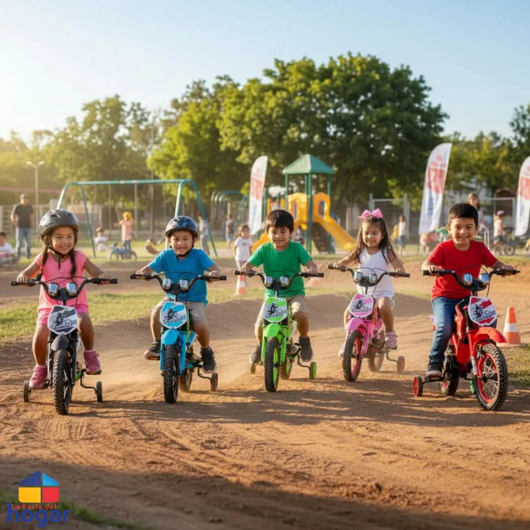 BICICLETA MOTOCROSS INFANTIL ®️PARA NIÑOS DE 1 A 8 AÑOS