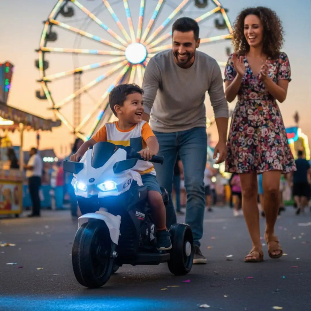 MOTO ELÉCTRICA RECARGABLE DEPORTIVA®️1 A 3AÑOS "Diversión pura"