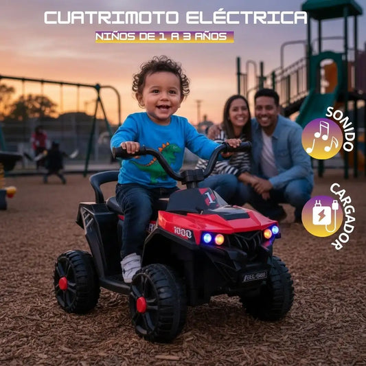 CUATRIMOTO RECARGABLE®️Niños de 1 a 4 años