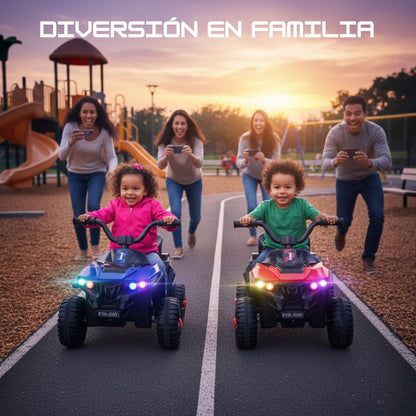 CUATRIMOTO RECARGABLE®️Niños de 1 a 4 años