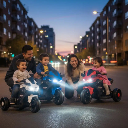 MOTO ELÉCTRICA RECARGABLE DEPORTIVA®️1 A 3AÑOS "Diversión pura"